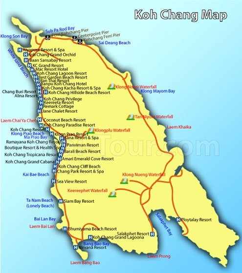 Map Koh Chang